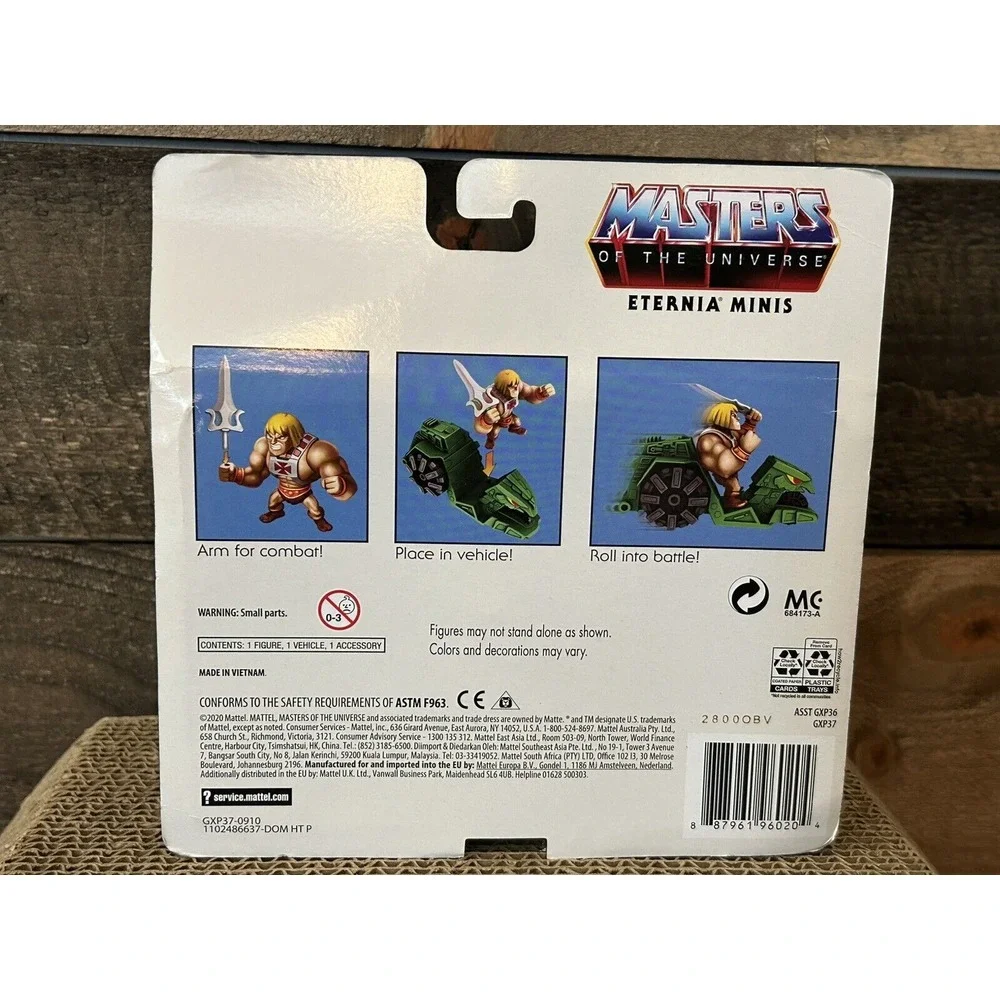 Masters of the Universe‎ MOTU He-Man Ground Ripper Eternia Minis Figure MOC 2021